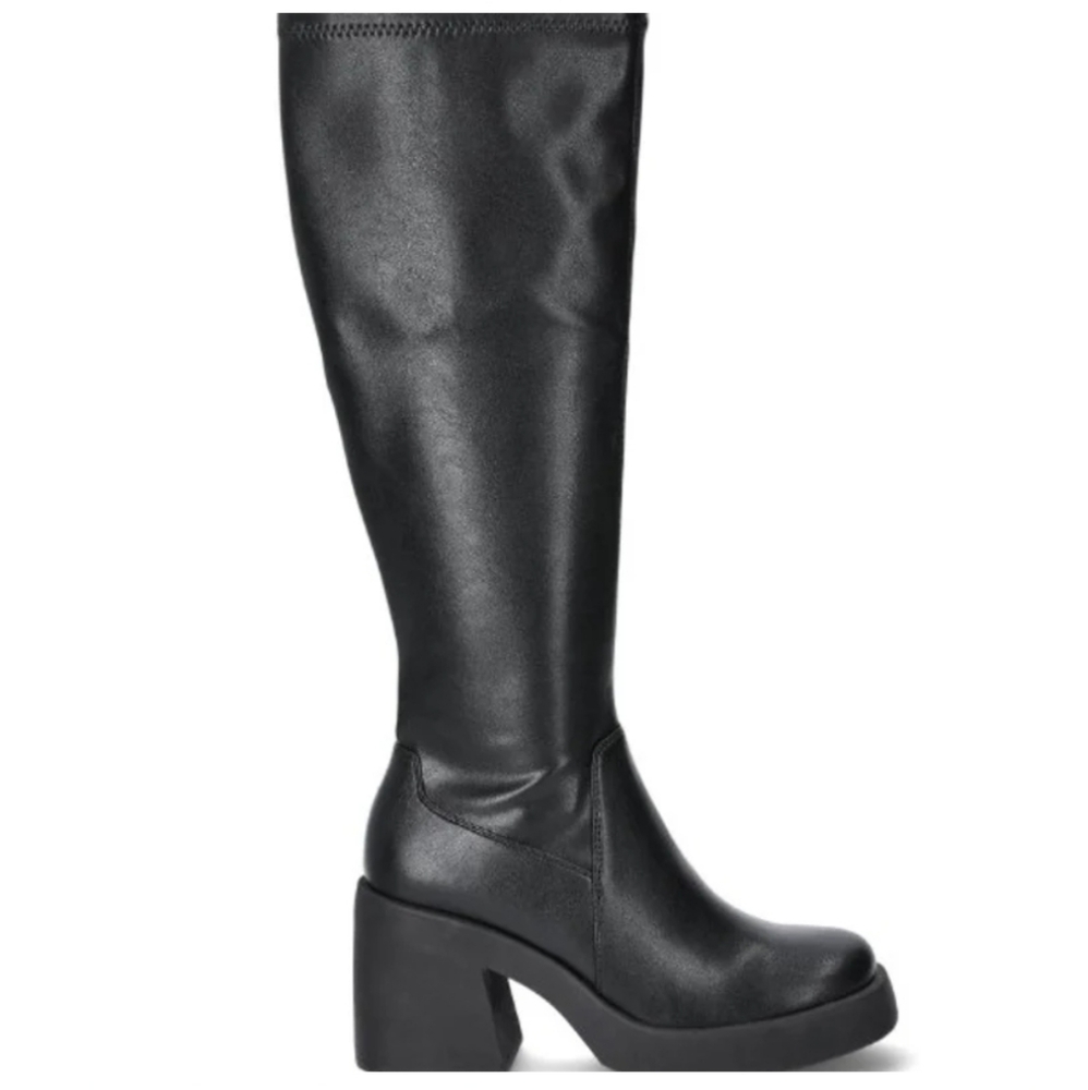 Madden Girl Black Heeled Boots
